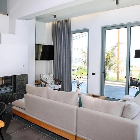 Villa Exquisite Crete Kleanthi 4 Bedroom Private Pool Panoramic Sea View Chania *