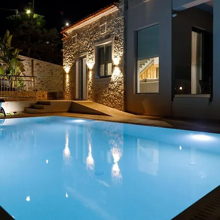 Villa Exquisite Crete Kleanthi 4 Bedroom Private Pool Panoramic Sea View Chania