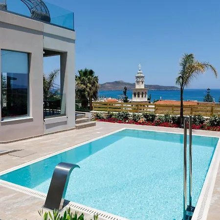 Vila Exquisite Crete Kleanthi 4 Bedroom Private Pool Panoramic Sea View Chania *